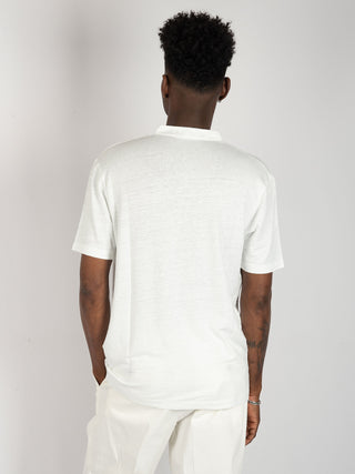 Maglia Chester in Lino - Bianco