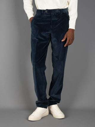 Pantalone Negroni Velluto - Blu