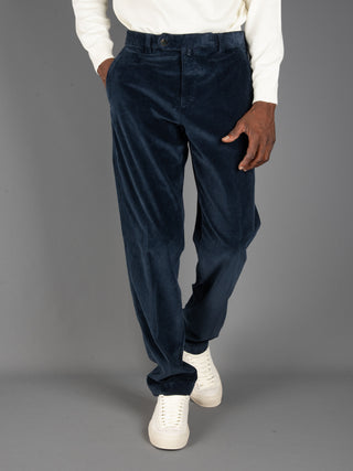 Pantalone Negroni Velluto - Blu