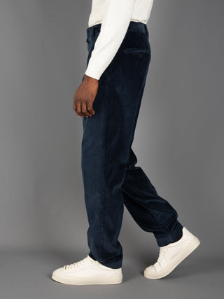 Pantalone Negroni Velluto - Blu