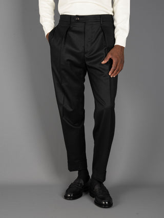 Pantalone Chiaia Lana - Nero