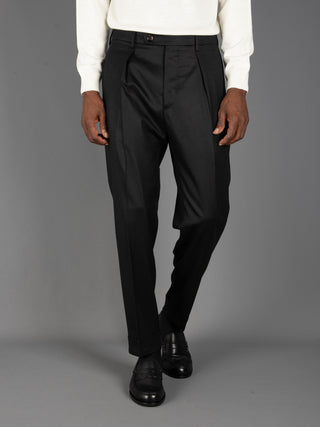Pantalone Chiaia Lana - Nero