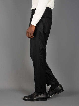 Pantalone Chiaia Lana - Nero