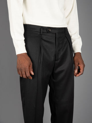 Pantalone Chiaia Lana - Nero