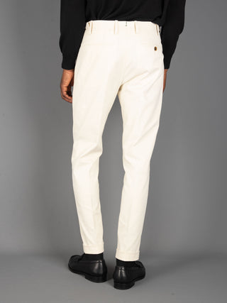 Pantalone Retro Cotone - Ecru