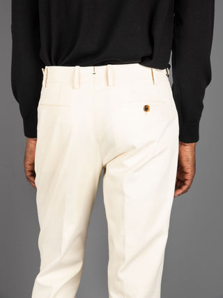 Pantalone Retro Cotone - Ecru