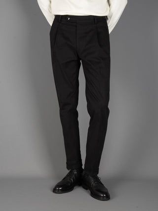 Pantalone Retro Cotone - Nero