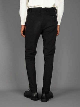Pantalone Retro Cotone - Nero