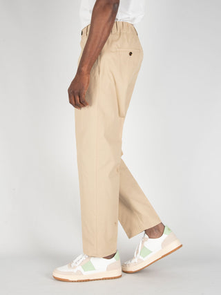 Pantalone Cotone - Beige