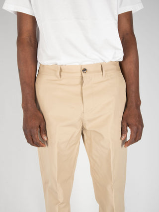 Pantalone Cotone - Beige