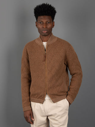 Giacca Bomber Quilted - Tabacco