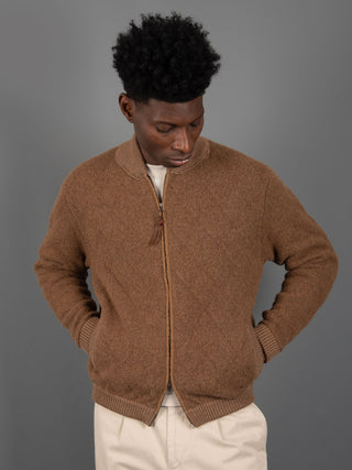 Giacca Bomber Quilted - Tabacco