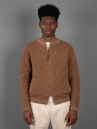 Giacca Bomber Quilted - Tabacco