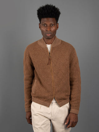 Giacca Bomber Quilted - Tabacco