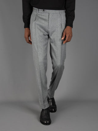 Pantalone Retro Lana - Grigio