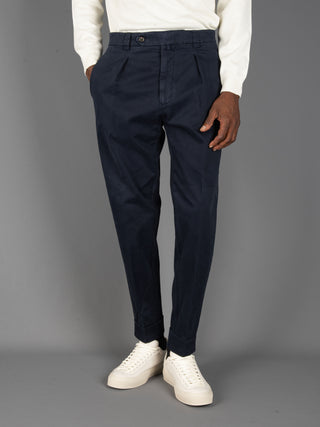 Pantalone Chiaia in Cotone - Navy