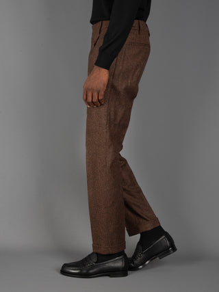Pantalone Retro Spinato - Moro