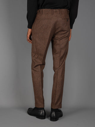 Pantalone Retro Spinato - Moro