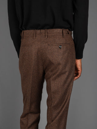Pantalone Retro Spinato - Moro