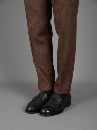 Pantalone Retro Spinato - Moro