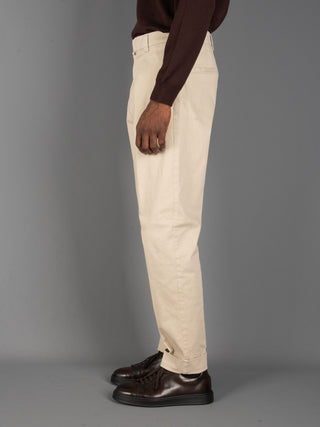 Pantalone Chiaia in Cotone - Beige
