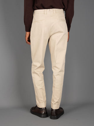 Pantalone Chiaia in Cotone - Beige