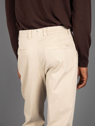 Pantalone Chiaia in Cotone - Beige