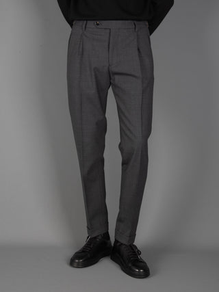 Pantalone Retro Lana Tech - Antracite