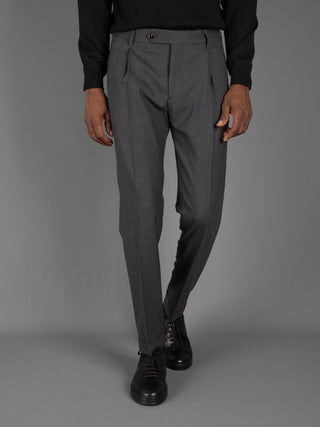 Pantalone Retro Lana Tech - Antracite