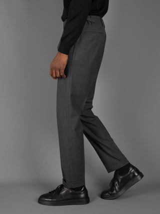 Pantalone Retro Lana Tech - Antracite