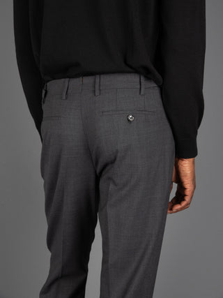 Pantalone Retro Lana Tech - Antracite