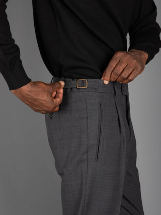 Pantalone Retro Lana Tech - Antracite