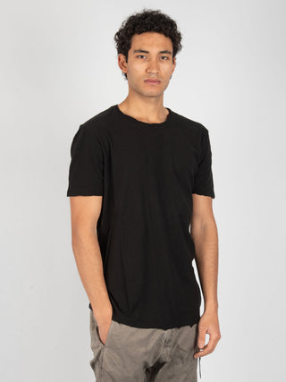 T-Shirt con Ricamo - Nero