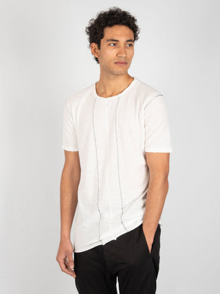 T-Shirt con Ricamo - Bianco