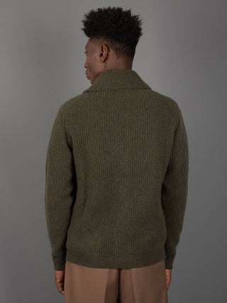 Maglia Cardigan Renegade - Verde Militare
