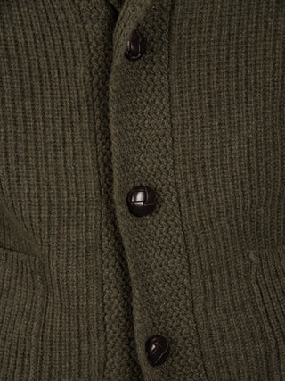 Maglia Cardigan Renegade - Verde Militare