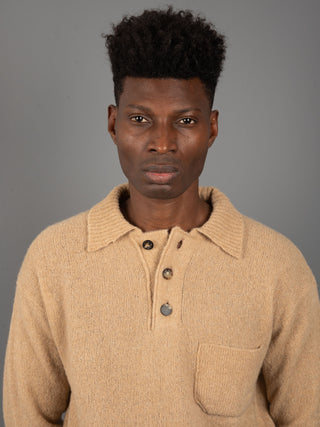 Maglia Polo Mouse - Cammello