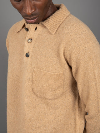 Maglia Polo Mouse - Cammello