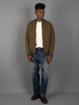 Giacca Bomber Quilted - Verde Militare
