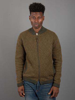 Giacca Bomber Quilted - Verde Militare