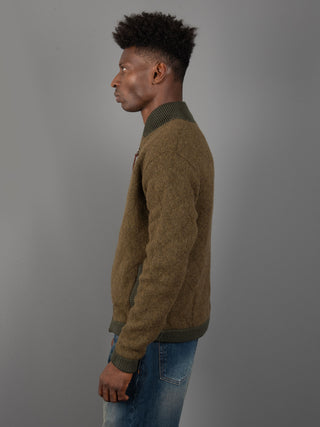 Giacca Bomber Quilted - Verde Militare