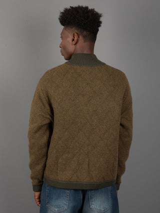 Giacca Bomber Quilted - Verde Militare