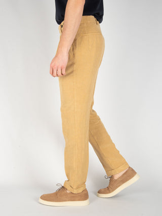 Pantalone Barber Lyocell Lino - Deserto