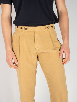 Pantalone Barber Lyocell Lino - Deserto