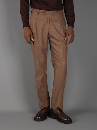 Pantalone DVR5  Flanella - Tabacco
