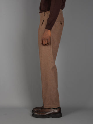 Pantalone DVR5  Flanella - Tabacco