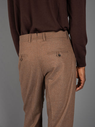 Pantalone DVR5  Flanella - Tabacco