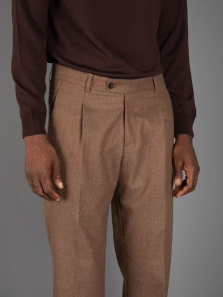 Pantalone DVR5  Flanella - Tabacco