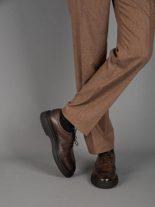 Pantalone DVR5  Flanella - Tabacco