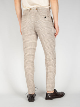 Pantalone Barber Lino - Bianco